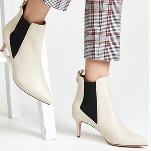 Veronica Beard Parker Kitten Heel booties